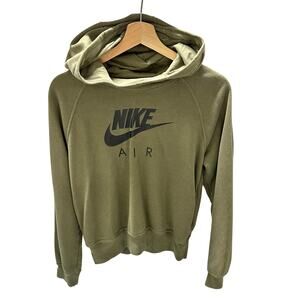 Nike Air Army Green Hoodie - Women's/Unisex Sweatshirt Size Small